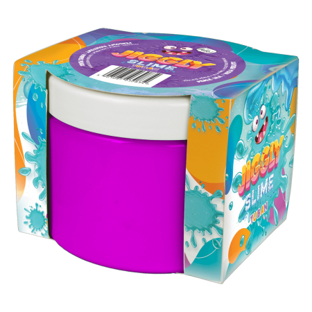 Slime si Jucarii Senzoriale - Slime in cutie JIGGLY SLIME , mov perlat, 500 g - Tuban - BazaRapid.ro