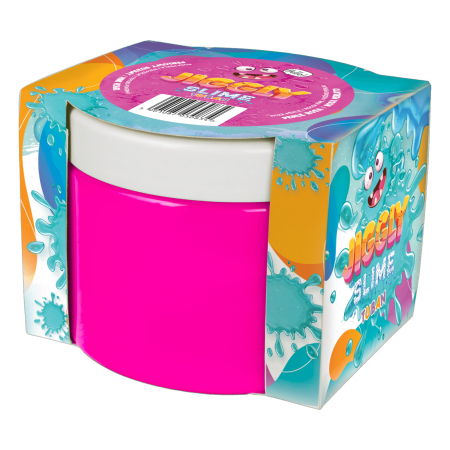 Slime si Jucarii Senzoriale - Slime in cutie JIGGLY SLIME , roz perlat, 500 g - Tuban - BazaRapid.ro