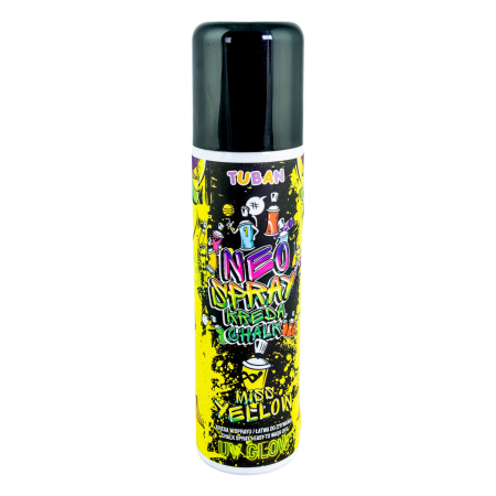 Slime si Jucarii Senzoriale - Spray Creta NEO , galben, 150 ml - Tuban - BazaRapid.ro