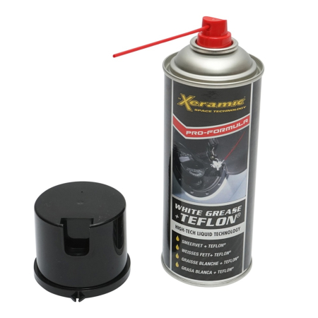 Accesorii Autoturisme - Spray vaselina alba cu continut de Teflon, 400ml, Xeramic