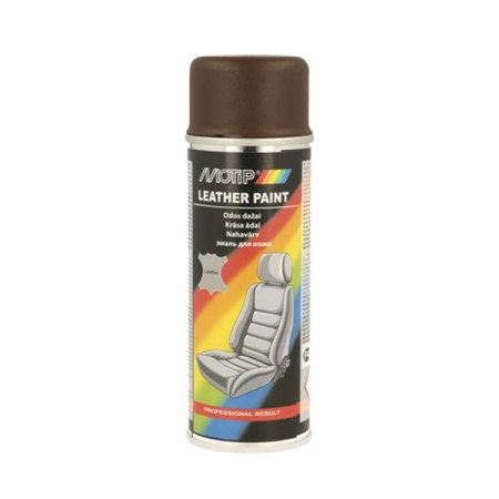 Accesorii Autoturisme - Spray vopsea pentru pentru reconditionare tapiterie din piele, 200 ml, culoare Maro