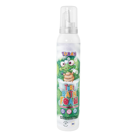Slime si Jucarii Senzoriale - Spuma creativa pentru baie si slime - TUBI , VERDE 200 ml - Tuban - BazaRapid.ro