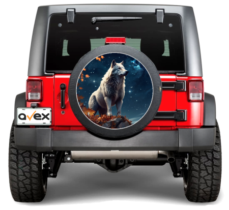 Stickere Auto - Sticker Auto "Roata de Rezerva" rezistenta la intemperii si raze UV, diametru 55 cm, Cod: AVX-RR12
