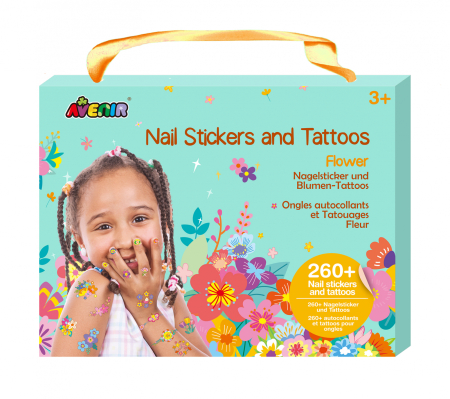 Arts Crafts - Stickere pentru unghii si tatuaje - Flori - Avenir - BazaRapid.ro