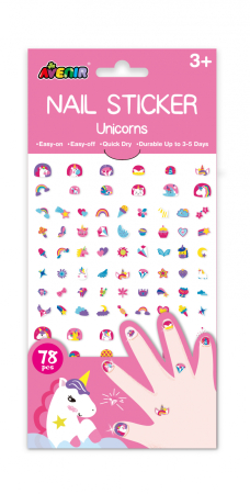Stickere pentru unghii - Unicorni - Avenir - BazaRapid.ro