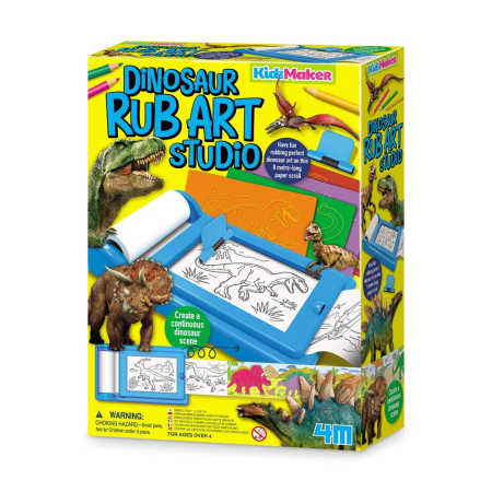 Arts Crafts - Studio creativ - imprimare prin transfer - Dinozauri - 4M - BazaRapid.ro