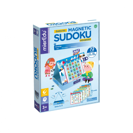 STEM educativ - Sudoku magnetic, Battle kit, 2 jucatori - mierEdu - BazaRapid.ro