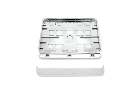 Auto - Moto - Suport numar inmatriculare cromat pentru motocicleta 15 x 19cm