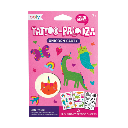 RECHIZITE CREATIVE - Tatuaje temporare - Petrecerea Unicornilor, Tattoo Palooza - Ooly - BazaRapid.ro