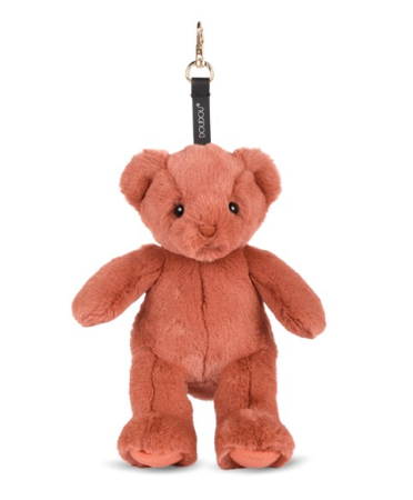 Jucarii Bebelusi si Plus - Ursulet din plus - breloc adorabil, 20 cm, Teracota - Doudou et Compagnie - BazaRapid.ro