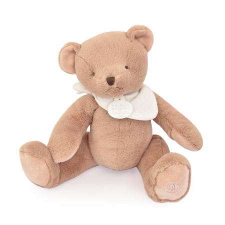 Jucarii Bebelusi si Plus - Ursulet Doudou - jucarie de plus, 25 cm, maro - Doudou et Compagnie - BazaRapid.ro