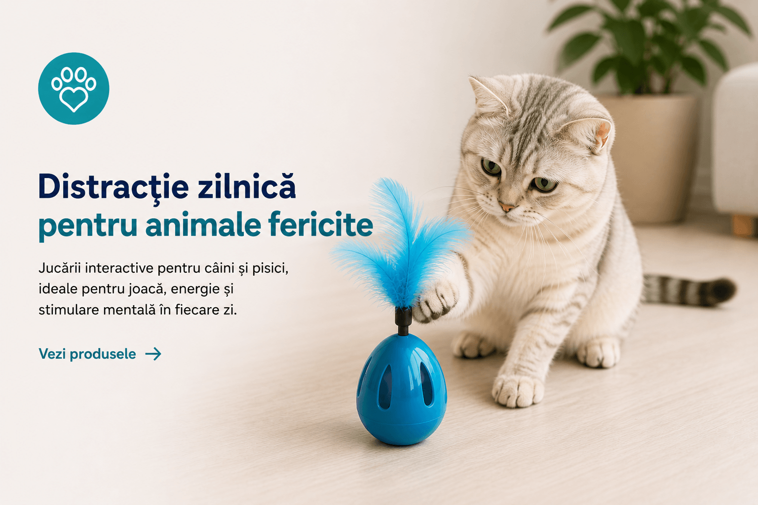 Distracție zilnică pentru animale fericite