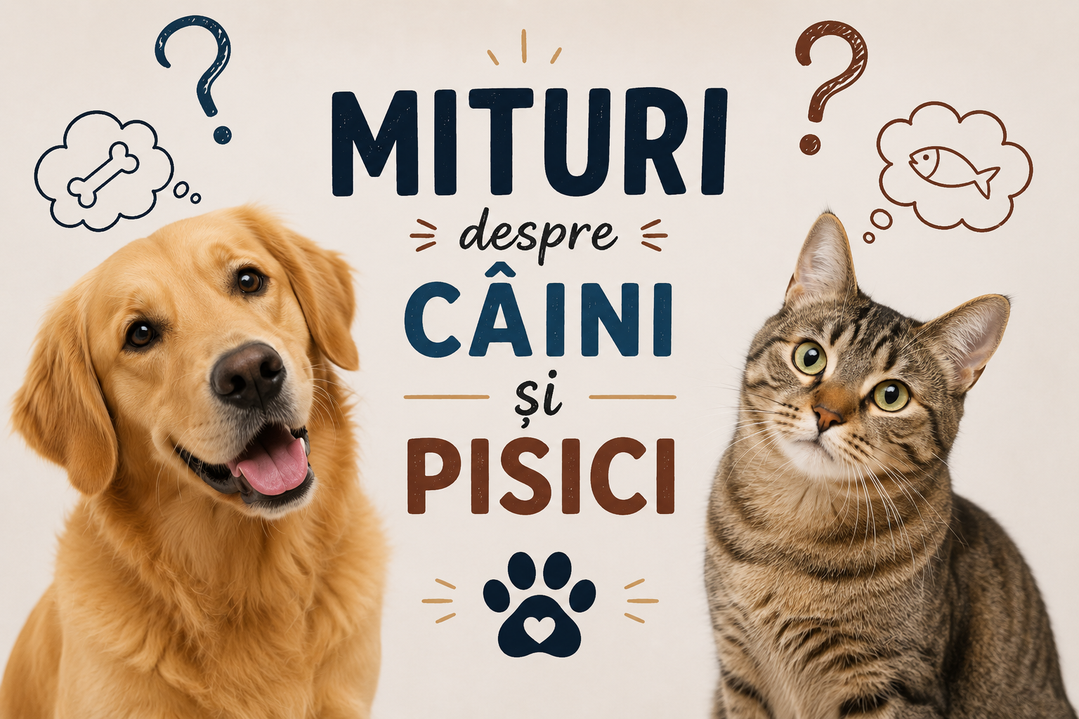 10 mituri despre câini și pisici