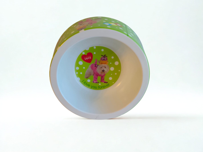 Castron din plastic adânc pentru animale, 0,8 L, antiderapant [2]