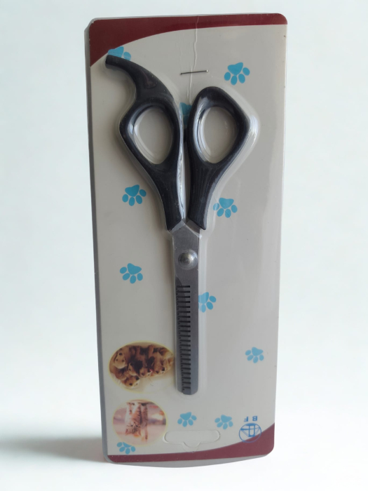 Foarfecă pentru toaletare animale, tăiș tip filat [2]