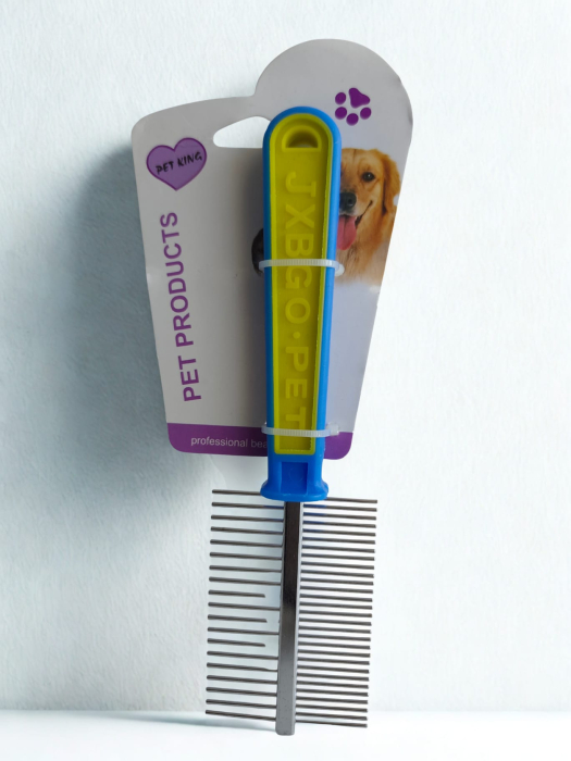 Pieptene pentru animale, dublu, rar și des [2]