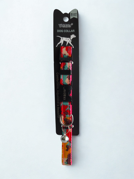 Zgardă pentru câini din chingă nylon, reglabilă, 40 cm [3]