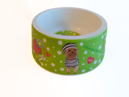 Castron din plastic adânc pentru animale, 0,8 L, antiderapant [2]