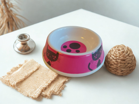 Castron din plastic pentru animale, 11 cm, [2]