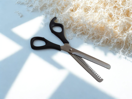 Îngrijire - Foarfecă pentru toaletare animale, tăiș tip filat