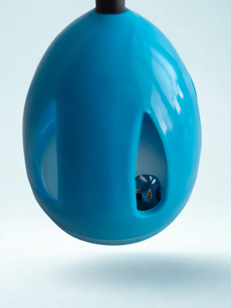 Jucărie pentru pisici tip Hopa-Mitică cu pene și zornăitor, 19 cm [2]