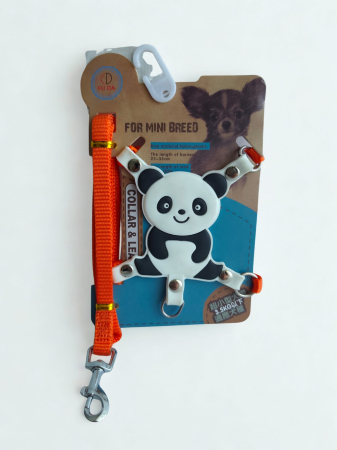 Set lesă și ham pentru câini, talie mică, model decorativ [1]