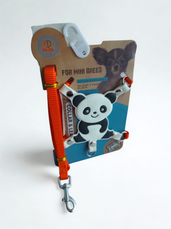 Set lesă și ham pentru câini, talie mică, model decorativ [2]