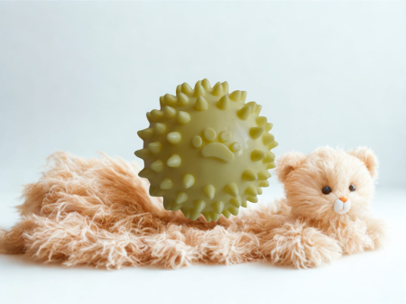 Minge din cauciuc cu țepi pentru câini, 6,5 cm [4]