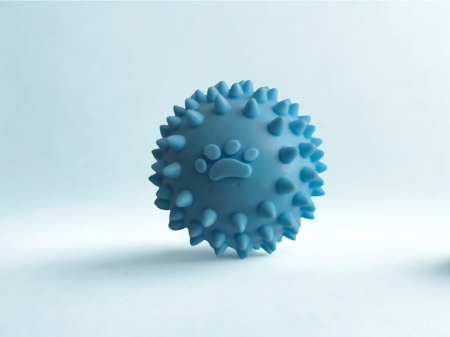 Minge din cauciuc cu țepi pentru câini, 6,5 cm [1]