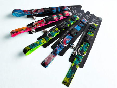 Plimbare - Zgardă pentru câini din chingă nylon, reglabilă, 40 cm