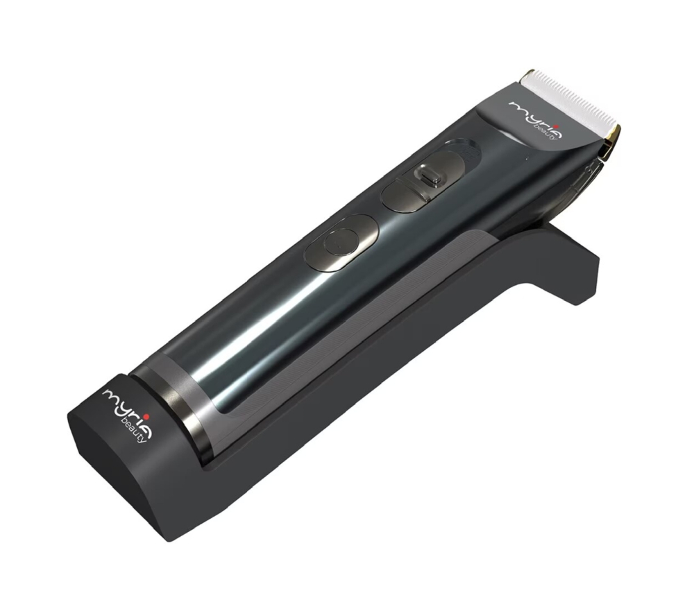 Aparat de tuns barba MYRIA MY4868, acumulator, 240 min autonomie, albastru [2]