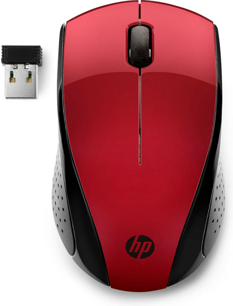 Mouse wireless HP 220 Sunset Red, nano-dongle USB 2,4GHz, ambidextru, autonomie max. 15 luni, 1600 DPI, 3 butoane, baterie AA inclusa, rosu [4]