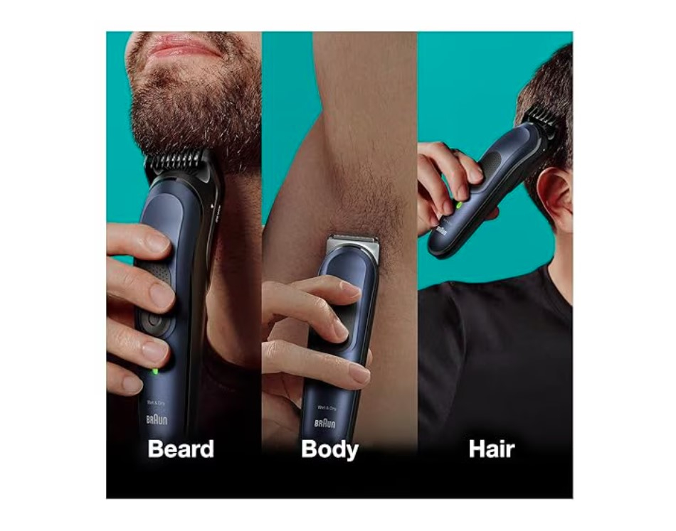 Set de tuns 11-in-1, Braun All-In-One Series 7 MGK7450, albastru [4]