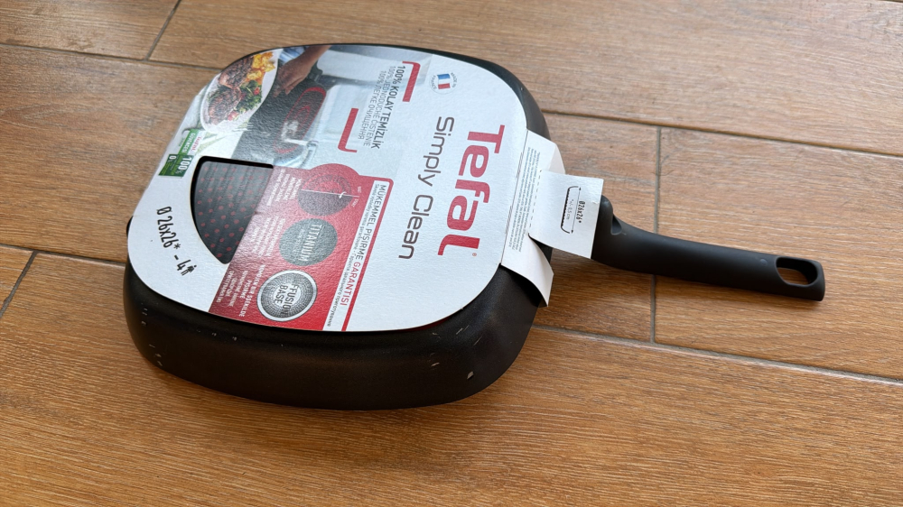 Tigaie grill Tefal Simply Clean B5674053, Thermo-Signal, invelis antiaderent din titan, 26X26 cm [11]