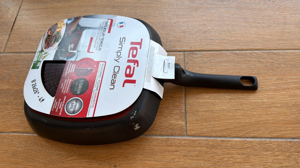 Tigaie grill Tefal Simply Clean B5674053, Thermo-Signal, invelis antiaderent din titan, 26X26 cm [10]
