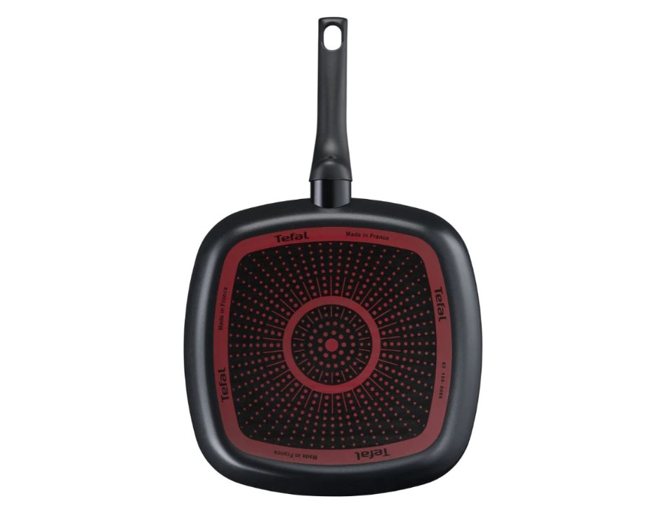 Tigaie grill Tefal Simply Clean B5674053, Thermo-Signal, invelis antiaderent din titan, 26X26 cm [2]