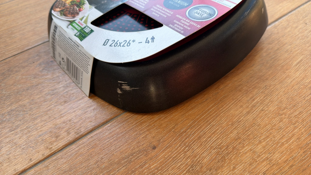 Tigaie grill Tefal Simply Clean B5674053, Thermo-Signal, invelis antiaderent din titan, 26X26 cm [7]