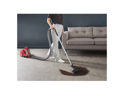 Aspirator fara sac Rowenta Swift Power Cyclonic RO2913EA, 750W, 3 niveluri de filtrare, acoperire 7.5m, motor Effitech, rosu [3]