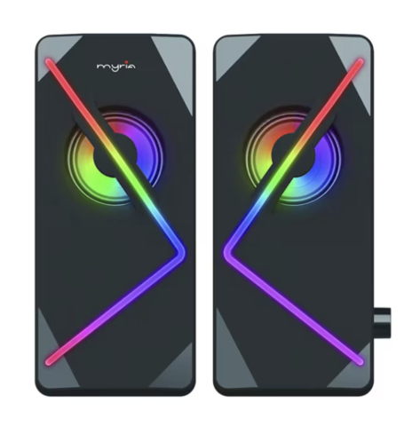 Periferice PC - Boxe Gaming 2.0 RGB, USB, Jack 3.5 mm