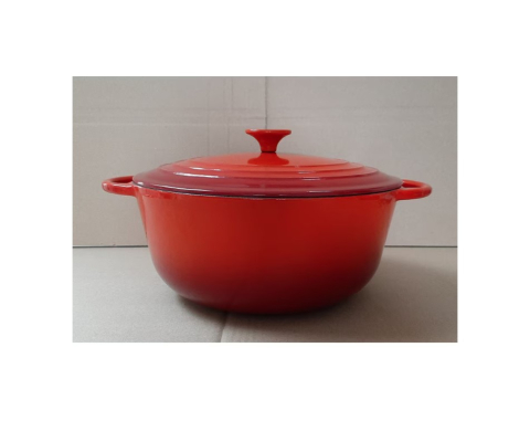 Cratita fonta MYRIA MY4172, 6l, 28cm, fonta, rosu [1]