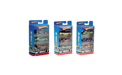 Jucarii - Set 3 masinute Hot Wheels, Aleatoriu