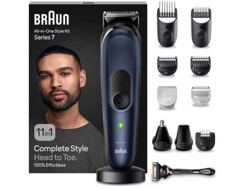 Set de tuns 11-in-1, Braun All-In-One Series 7 MGK7450, albastru [1]