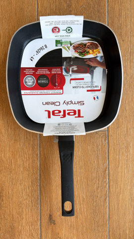 Tigaie grill Tefal Simply Clean B5674053, Thermo-Signal, invelis antiaderent din titan, 26X26 cm [14]