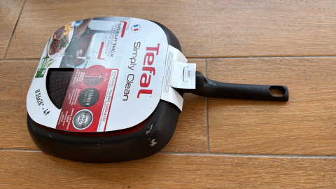 Tigaie grill Tefal Simply Clean B5674053, Thermo-Signal, invelis antiaderent din titan, 26X26 cm [9]