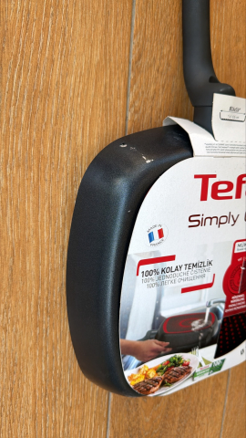 Tigaie grill Tefal Simply Clean B5674053, Thermo-Signal, invelis antiaderent din titan, 26X26 cm [1]