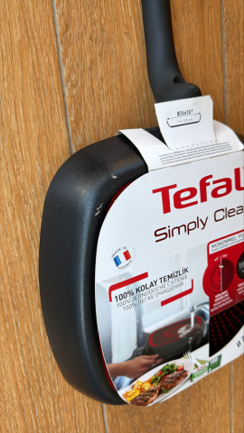 Tigaie grill Tefal Simply Clean B5674053, Thermo-Signal, invelis antiaderent din titan, 26X26 cm [2]
