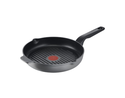 Tigai si seturi - Tigaie grill TEFAL XL Force C6854055, 26cm, aluminiu, negru