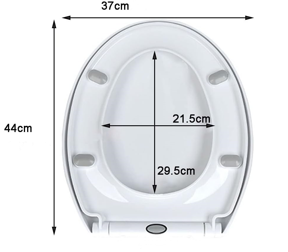 Capac WC Universal Soft Close cu Inchidere Lenta, Balamale din Otel Inoxidabil, Reglabil 6–23 cm, Materiale Premium, Kit montaj inclus, Instalare usoara, Alb, Beatus® [4]