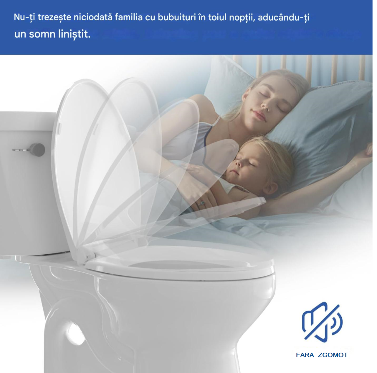 Capac WC Universal Soft Close cu Inchidere Lenta, Balamale din Otel Inoxidabil, Reglabil 6–23 cm, Materiale Premium, Kit montaj inclus, Instalare usoara, Alb, Beatus® [8]
