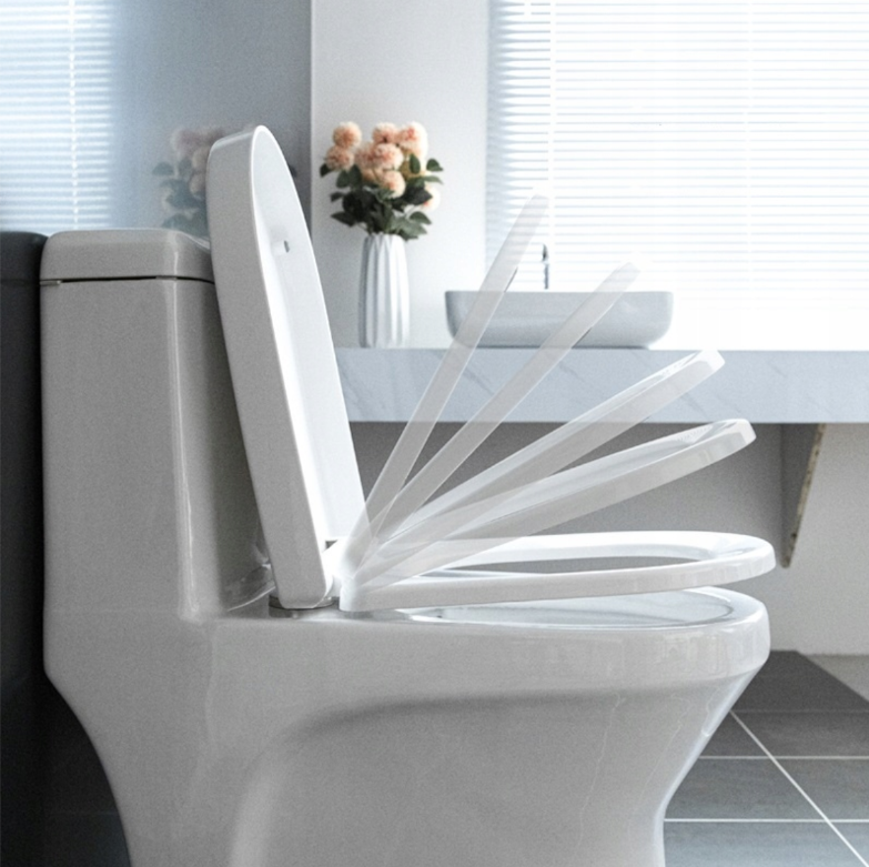 Capac WC Universal Soft Close cu Inchidere Lenta, Balamale din Otel Inoxidabil, Reglabil 6–23 cm, Materiale Premium, Kit montaj inclus, Instalare usoara, Alb, Beatus® [3]